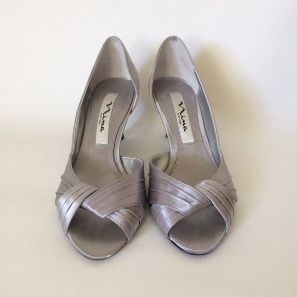 Silver Nina Culver evening sandals - Picture 5 of 7